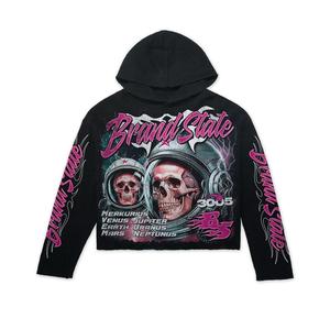 Nuevas sudaderas con capucha lavadas con ácido de alta calidad personalizadas más populares con diseños de personalización creativos Ropa atractiva de ajuste relajado - Product Image 3