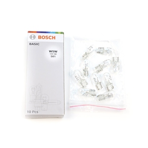 BHL595ชุด10ชิ้น1987302819 Eco พื้นฐาน W5W หลอดไฟใส12V 5W 501 - Product Image 1