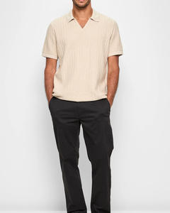 เสื้อโปโลแบบสวมหัวของผู้ชายเสื้อกีฬาแขนสั้นระบายอากาศลำลองหลวมแห้งเร็วดีไซน์ใหม่ - Product Image 6