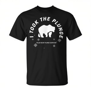 Camiseta Polar Plunge con diseño de oso polar, unisex, talla para adultos - Product Image 2
