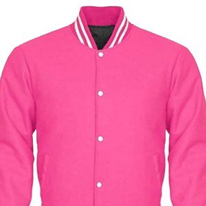 แจ็คเก็ตเลตเตอร์แมนขนสัตว์แบบใหม่สำหรับผู้ชาย ชุดแจ็คเก็ตวาร์ซิตี้ชาย ปักลายปะติดสีแดงขาวแบบกำหนดเอง HI Bomber 2026 - Product Image 2