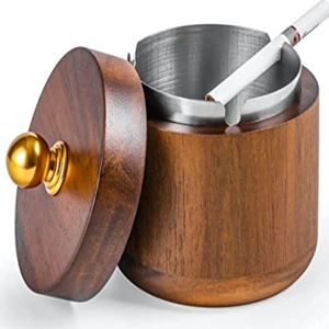 Cenicero de madera de diseño de tendencia con diseño y corte únicos con pulido de alta calidad proporcionado por HHO de India - Product Image 2