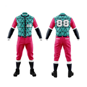 Ensemble d'uniformes de maillot et de pantalon de baseball en polyester 100% Concevez votre propre uniforme de baseball - Product Image 6