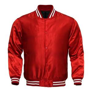 Blouson bombardier universitaire vert satin vintage pour homme coupe-vent léger sur mesure veste d'extérieur pour hommes - Product Image 4