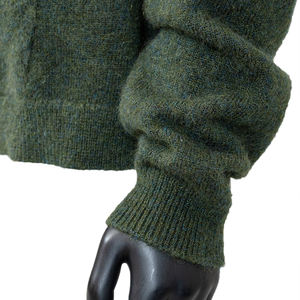 Pull en maille SPORTISH IMPEX avec logo personnalisé, en cachemire d'alpaga et mohair, pull en laine à dégradé, sweat à capuche pour homme - Product Image 3