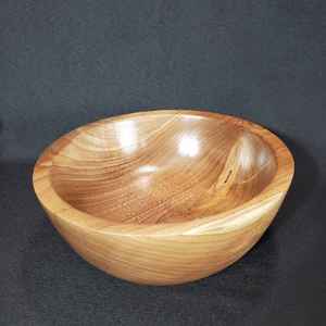 ชามสลัดไม้สไตล์โบฮีเมียนทำด้วยมือคุณภาพสูงสำหรับเสิร์ฟซุปก๋วยเตี๋ยวเครื่องครัวเขาแกะสลัก - Product Image 1