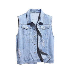 Diseño Único Precio al por mayor Hombres Jeans Chaleco Pakistán Fabricación Ligero Hombres Jeans Chaleco - Product Image 1