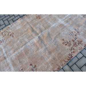 Alfombra Turca de Lana 4.7x7.6 pies, Marrón Rojo Camuflaje - Product Image 5