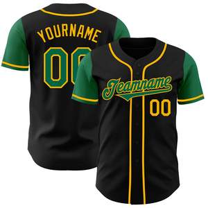 High Quality Gradient Color Sublimated <b>Baseball</b> T-shirts Embroidery Personalized Sports Uniform Custom <b>Baseball</b> Jersey - Product Image 5