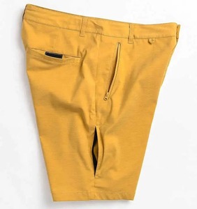 Custom Men's Casual <b>Chino</b> Golf <b>Shorts</b> Solid Front Quick Dry Eco-Friendly Waterproof High Street Mid <b>Waist</b> <b>Elastic</b> Closure - Product Image 3