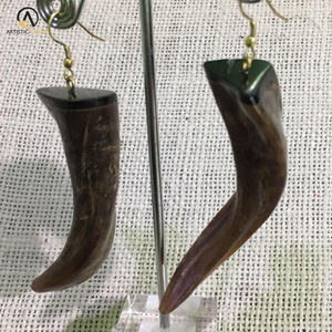 Trendy Women's Fashion Irregular Designer Jewelry <b>Earrings</b> Customized Size with Stylish Wood <b>Boxes</b> - Product Image 4