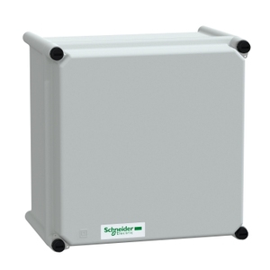 Per SCHNEIDER ELECTRIC NSYPLSP2727G Scatola PLS per Elettronica e Strumentazione, Contenitore in Poliestere con Coperchio Posteriore IP66 27x27x18cm - Product Image 1