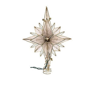 Best Quality Metal Star Shape Decoration Christmas <b>Tree</b> <b>Topper</b> Pink Hanging Decoration for Xmas <b>Tree</b> Decoration Ornament - Product Image 6