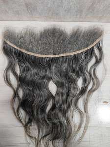 Haute densité 13X4 HD dentelle frontale fermeture 180% Swiss dentelle frontale vendeur en gros 13X5 cheveux humains dentelle frontale - Product Image 2