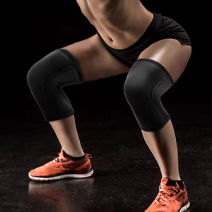 Manchons de compression pour genoux unisexes avec logo personnalisé, respirants, anti-UV, séchage rapide, néoprène, nylon, soutien pour la musculation et la musculation - Product Image 6