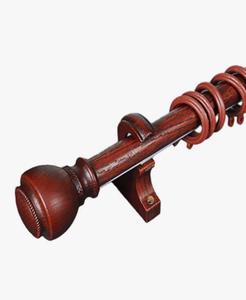 Precio de fábrica, barras de cortina de madera gruesa de teca para decoración del hogar - Product Image 5