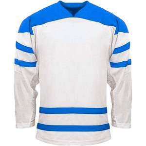 2025 maillot de hockey sur glace adulte pour hommes de l'équipe personnalisée 100% polyester impression par sublimation motif solide - Product Image 3