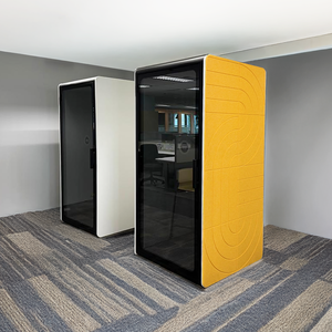Premium Modular Office Workpod Design Chatter Pod Cabina de teléfono acústica de una sola tela - Product Image 3