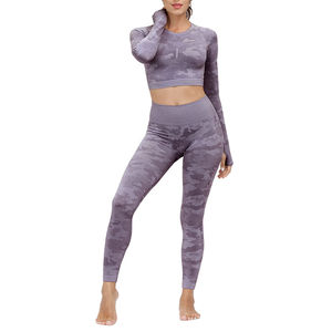 Conjuntos de yoga Lulu para mujer 25-26 personalizados al por mayor, conjuntos de yoga ajustados para mujer, y mallas Sujetador deportivo, conjuntos de yoga para mujer - Product Image 4