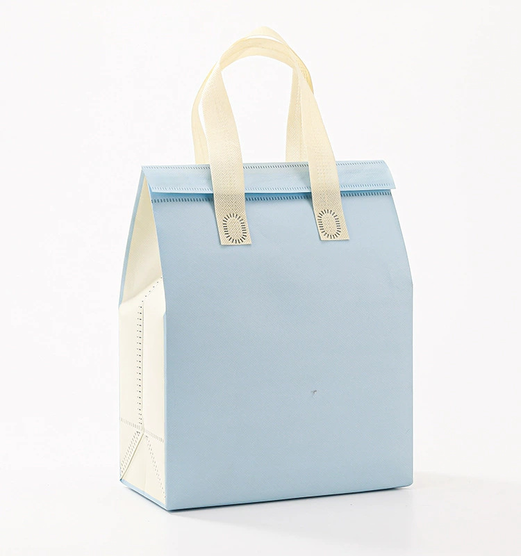 21*27*11cm light blue and beige