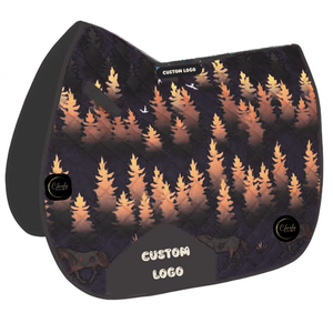 Clovelis Impex Tapis de selle western imprimé respirant pour le saut d'obstacles et tout usage, haute qualité, vente en gros personnalisée pour l'équitation - Product Image 1