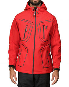Nouveau Hiver Spécial Hommes Activewear À Capuche Softshell Zipper Veste Classique Respirant Lourd Outwear Élastique Poignets Veste - Product Image 1