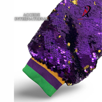 Veste bomber en soie à paillettes respirante de qualité supérieure pour femmes, avec manches longues scintillantes et fermeture éclair sur le devant