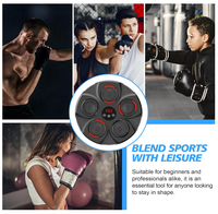 JIKE pour Mannequin de Boxe Électronique Rechargeable Mural en ABS pour Entraînement de MMA, Kickboxing, Muay Thai, Agilité et Concentration