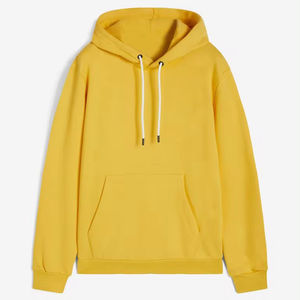 Autumn and Winter Heavyweight Thermal <b>Hoodies</b> Customized Printed Plush and Thickened Solid Color <b>Hoodies</b> for <b>Man</b>,100% Cotton - Product Image 1