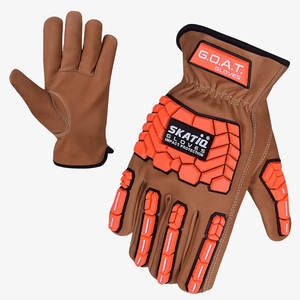 Guantes SKATIQ de alta calidad, resistentes a Cortes, de cabra, resistentes a impactos, antideslizantes, guantes de seguridad - Product Image 4
