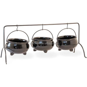 Cuencos <span class=keywords><strong>de</strong></span> <span class=keywords><strong>caldero</strong></span> negro, cuencos <span class=keywords><strong>de</strong></span> servicio eramic, <span class=keywords><strong>Caldero</strong></span> <span class=keywords><strong>de</strong></span> cerámica digno <span class=keywords><strong>de</strong></span> <span class=keywords><strong>bruja</strong></span> - Product Image 1