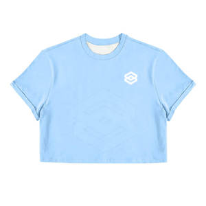 เสื้อครอปท็อปผู้ชายแบบสั่งทำ ผ้าฝ้ายถัก 100% ระบายอากาศดี สไตล์สตรีทแวร์ แฟชั่นคุณภาพสูง - Product Image 1