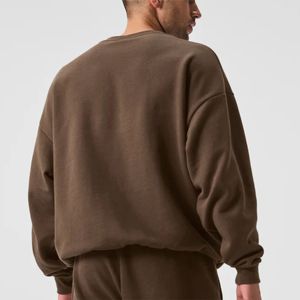 Sudadera clásica de cuello redondo para hombre: jersey de lana cálido y acogedor para clima frío, ropa informal y actividades al aire libre - Product Image 6