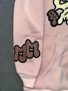 เสื้อฮู้ดสวมหัว400g ผ้าฟลีซเรียงรายสำหรับฤดูหนาวดีไซน์ตามสั่ง - Product Image 5