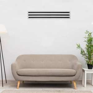 Difusor Lineal Tecnosystemi con Amortiguador de 3 Ranuras, Ventilador de Extracción de Aluminio Anodizado, Longitud 2000 mm, Modelo PWC300036 - Product Image 3