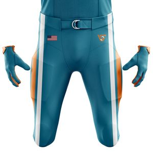 Uniforme de fútbol americano para hombres Jersey y pantalones personalizados, aparejos transpirables, sarga, ropa deportiva duradera, kit de entrenamiento de alta calidad - Product Image 4