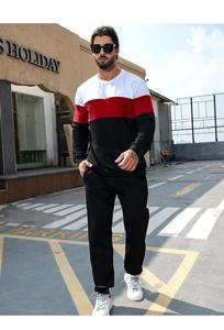 Survêtements pour hommes de haute qualité fabriqués en usine en nylon avec logo personnalisable pour le jogging d'automne - Product Image 2