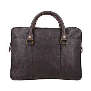 Meilleures ventes : Sac à main en cuir à une seule couleur, sac professionnel pour ordinateur portable, sac de bureau, en vente - Product Image 1