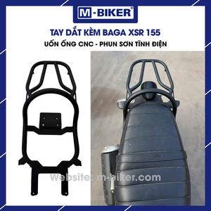 Manillar y Portaequipajes Trasero con Recubrimiento en Polvo XSR para Cajas Traseras de Motocicleta - Product Image 1