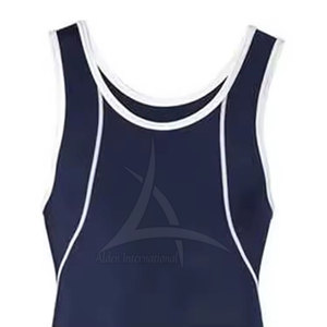 ชุดซิงเกิลเล็ตสำหรับกีฬา/ยกน้ำหนัก ผ้าสแปนเด็กซ์/โพลีเอสเตอร์ ระบายอากาศ แห้งเร็ว เป็นมิตรกับสิ่งแวดล้อม ปรับแต่งได้ ยี่ห้อ ALDEN ขายดี - Product Image 4
