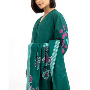 100% haute qualité femmes vêtements islamiques robes musulmanes meilleur Design brodé à la main dames Shalwar Kameez - Product Image 6