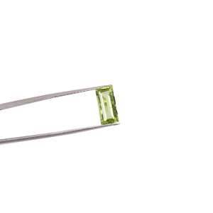 Peridoto Natural, Corte Rectangular de 12x6 mm, 2.87 Quilates, 1 Pieza, Gema Suelta para Joyería, Anillo Artesanal - Product Image 2