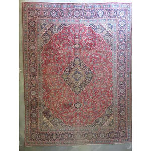 Tapis d'intérieur élégant en laine impériale, design floral vintage intemporel, artisanat de luxe, décoration traditionnelle pour la maison - Product Image 1
