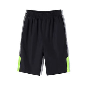 2025 <b>Men's</b> Sporty Quick-Drying Mesh Joggers Gym <b>Shorts</b> <b>Elastic</b> <b>Waist</b> Fitness Athletic Workout with Plain Dyed Technique - Product Image 1
