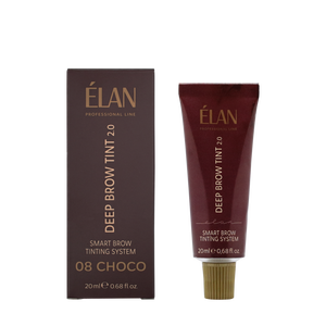 Tinte Profesional para Cejas ELAN 08 CHOCO, Crema para Cejas Marrón Natural de 20 ml, Textura Cremosa de Larga Duración - Product Image 1
