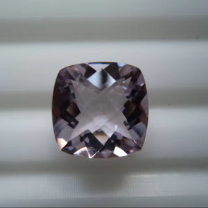 Améthyste rose naturelle à 100%, taille coussin facetté, pierres précieuses de guérison, cristaux disponibles pour l'exportation en tailles calibrées - Product Image 1