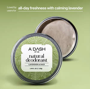 <b>Natural</b> Deodorant with Lavender and Sage for All Day Freshness <b>Calming</b> Fragrance Odor Control Skin Friendly Daily Use - Product Image 1