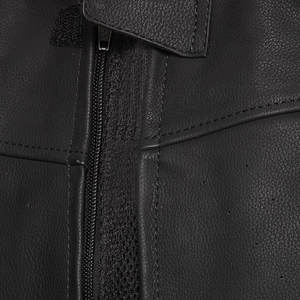 Venta al por mayor logotipo personalizado de alta calidad de los hombres de invierno de la letra frontal de cremallera de cuero genuino chaqueta de moto superventas impermeable - Product Image 5