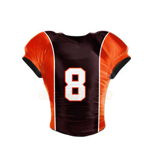 Jersey de Fútbol Americano Personalizado de Primera Calidad, 100% Poliéster, Impresión por Transferencia de Calor, con Mangas Cortas - Product Image 1