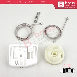 Kit de réparation de lève-vitre arrière droit BWR271 pour Megane MK2 2002-2008 4/5 portes 82000280068 - Product Image 2